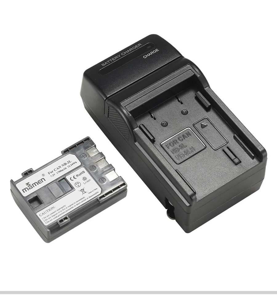 Mamen NB-2L NB 2L NB2L NB-2LH BP-2L5 1700 мА/ч, цифровой батарейный блок+ один Зарядное устройство для CANON 350D 400D G7 G9 S30 S40 z1 Камера