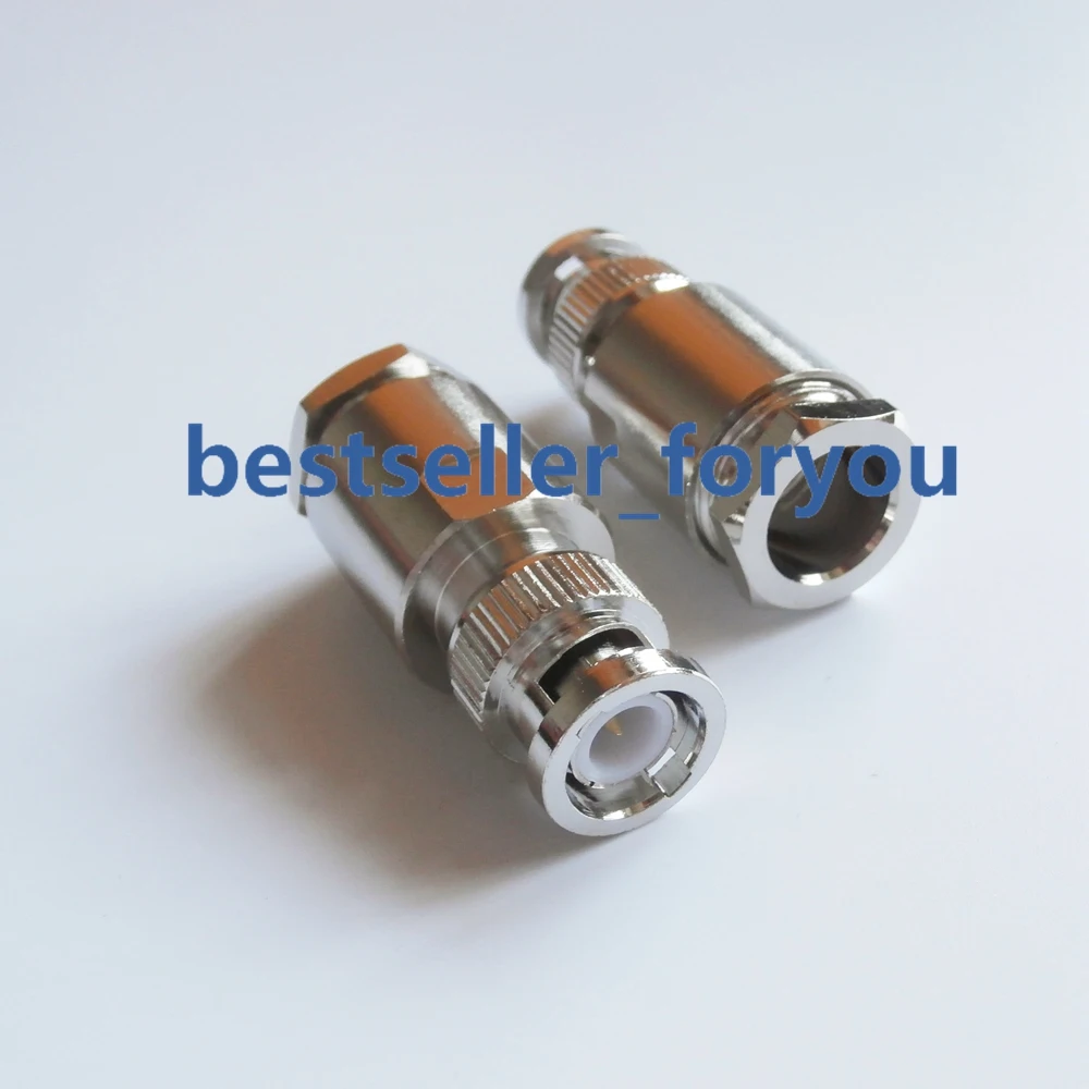 Разъем BNC Male Q9 Plug Clamp RG8 RG213 LMR400 RG214 кабель прямой Rf разъем | Строительство и ремонт