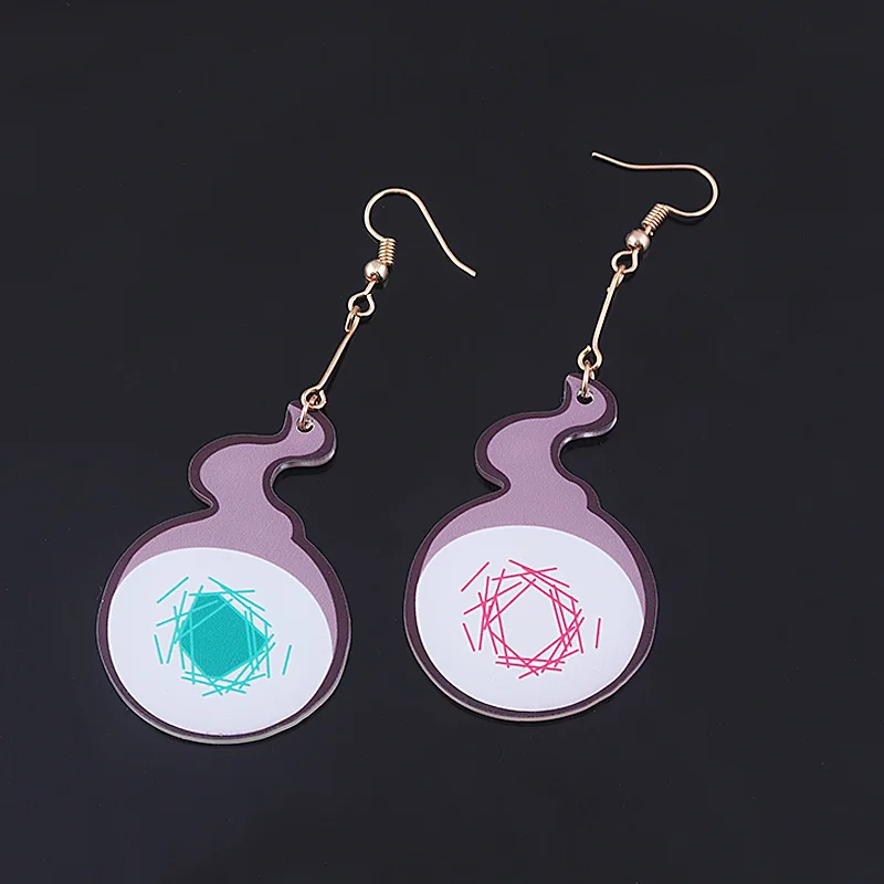 RJ Japanese Anime Toilet-Bound Hanako-Kun Earrings Yugi Amane Cosplay Acrylic Drop Earrings for Women Girls Ear Clip Jewelry drop earrings acrylic earrings