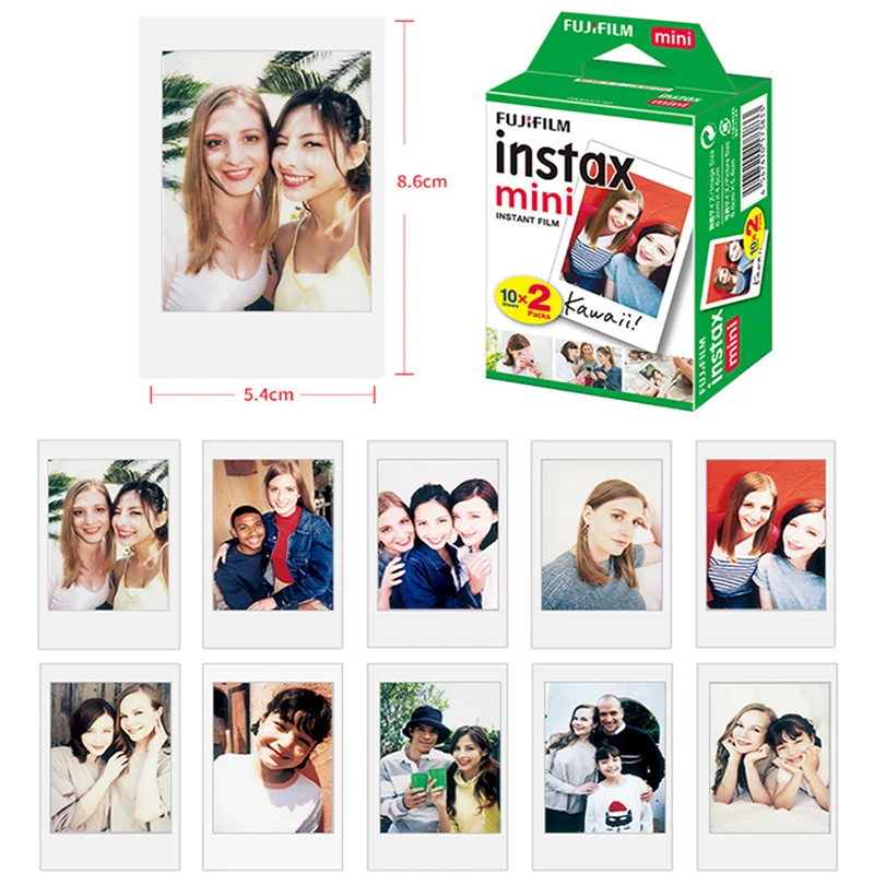 Фотоальбом для Fujifilm Instax Mini квадратная пленка Instax mini 9 8 для камеры Polaroid Fujifilm Instax Mini 7s 10-200 Shee