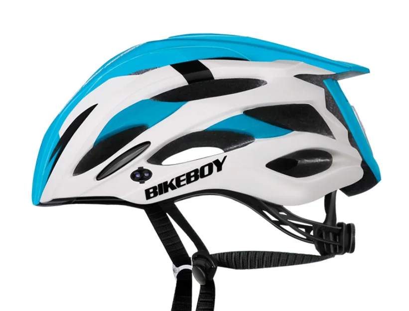 white blue Велосипедный шлем с интегрированным литьем casco bicicleta hombre для мужчин и женщин, шлем для горной дороги, велосипедное снаряжение, шлем - Цвет: white blue