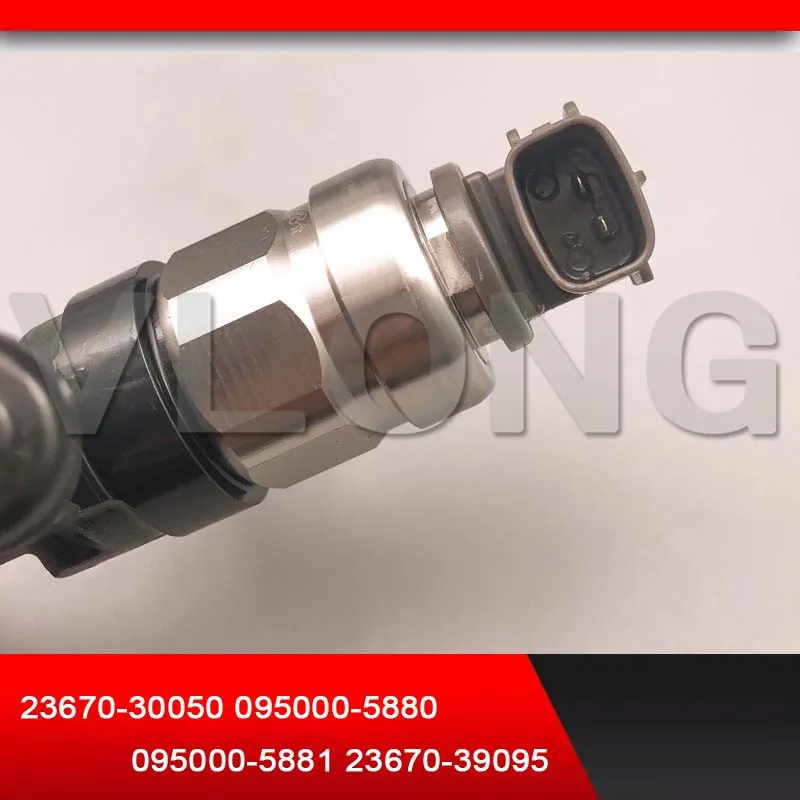 Подлинный COMMON RAIL дизельный инжектор для DE-NSO TOYOTA 2KD-FTV HIACE TURBO 23670-30050 095000-5880 095000-5881 23670-39095
