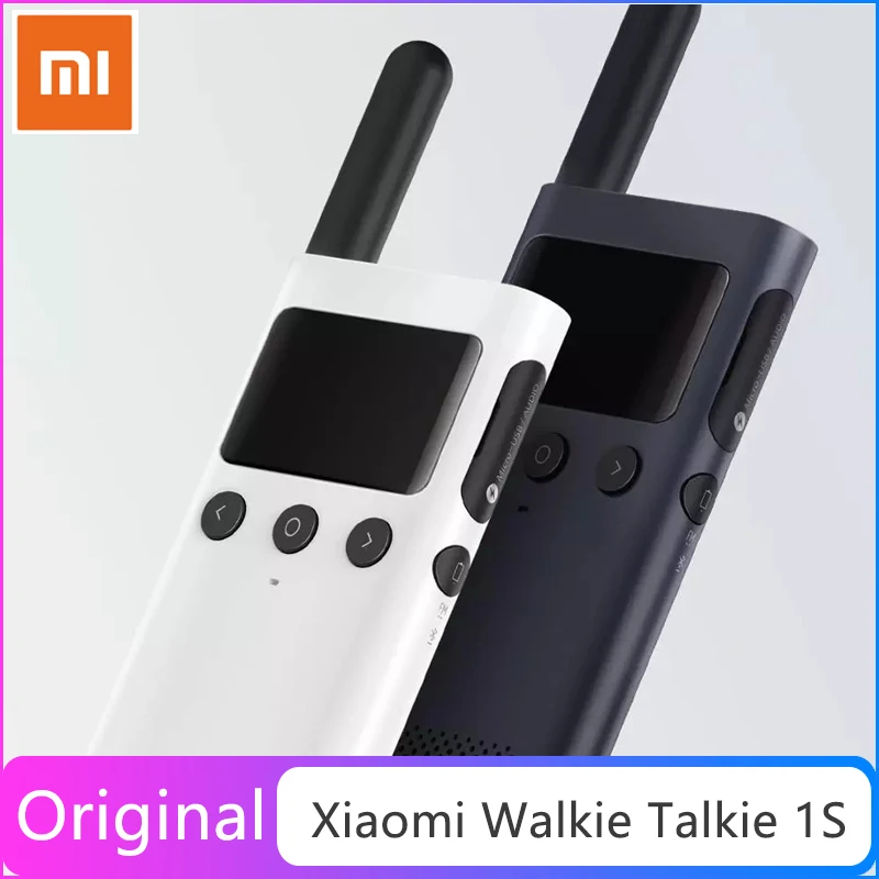 2020 Xiaomi Mijia Smart Walkie Talkie 1S с FM-радио динамиком управлением через приложение |