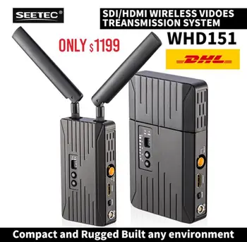 

SEETEC WHD151 150m/500ft WHDI HDMI SDI Wireless Transmission 1080P HD Video Live Broadcast Transmitter Receiver for DSLR Cameras