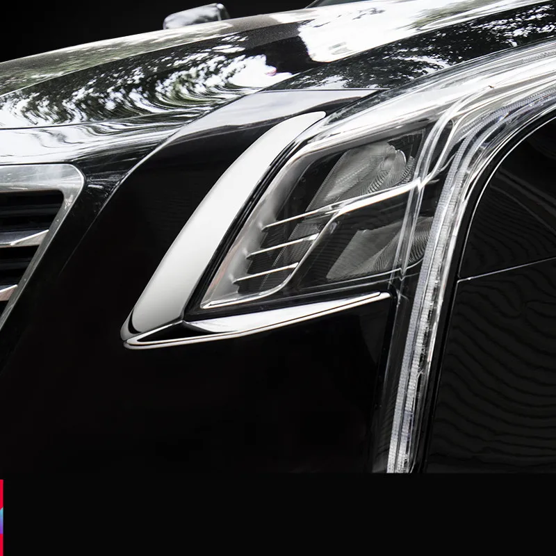 Фара из нержавеющей стали Декоративная рама для Cadillac CT6 17 ACA219