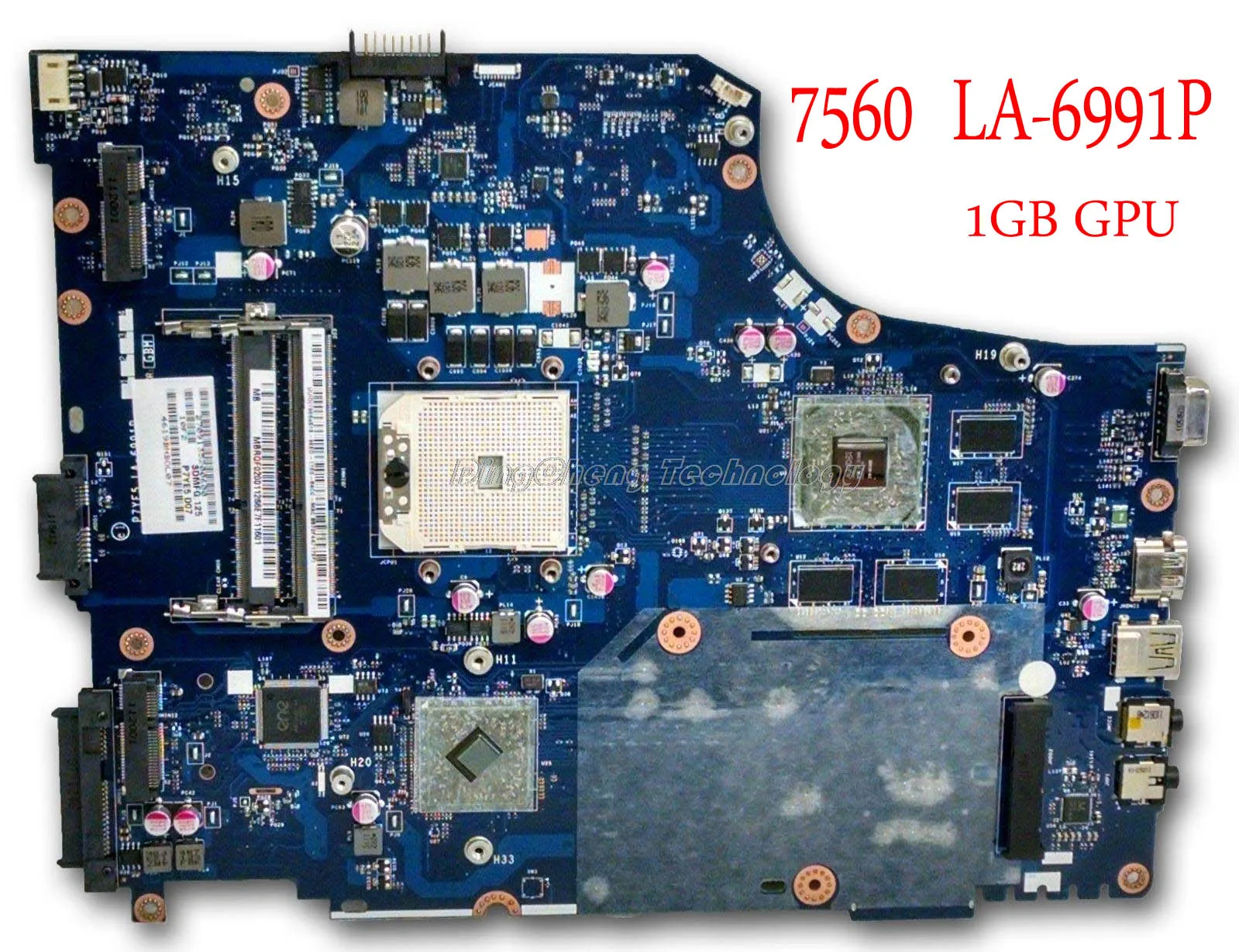 Ноутбук материнская плата для Acer 7560 7560G P7YE5 LA-6991P MBBUX02001 Rev 1,0 HD6630 1 GB видеокартой 100% полностью протестирована