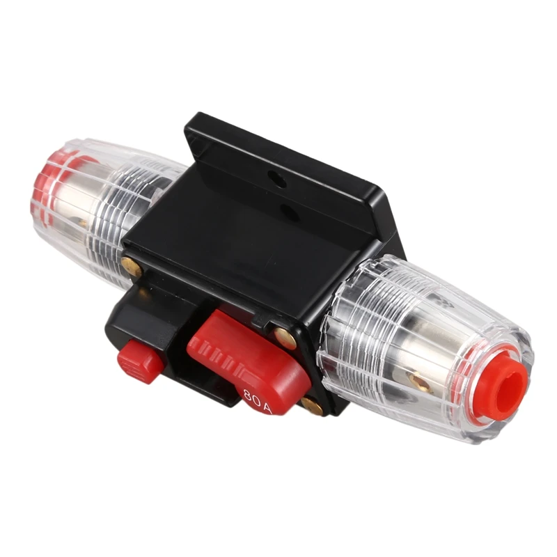 DC 12V 80A защита автомобиля Аудио встроенный выключатель предохранитель
