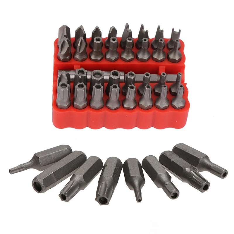 Набор отверток KINDLOV Precision Torx Hex бит Phillips Набор 33 в 1 мульти Parafusadeira Магнитная отвертка держатель ручные инструменты