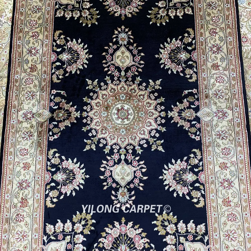 Yilong 2,5 'x4' турецкий Шелковый ковер, небольшой ковер ручной работы для дома(HF162B