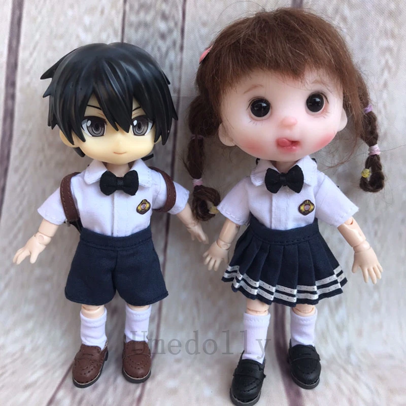 

2PCS/Set Obitsu 11 Doll's Kindergarten Uniform Suit for OB11, 1/12 BJD, Molly, Ixdoll Doll Clothes Accessories