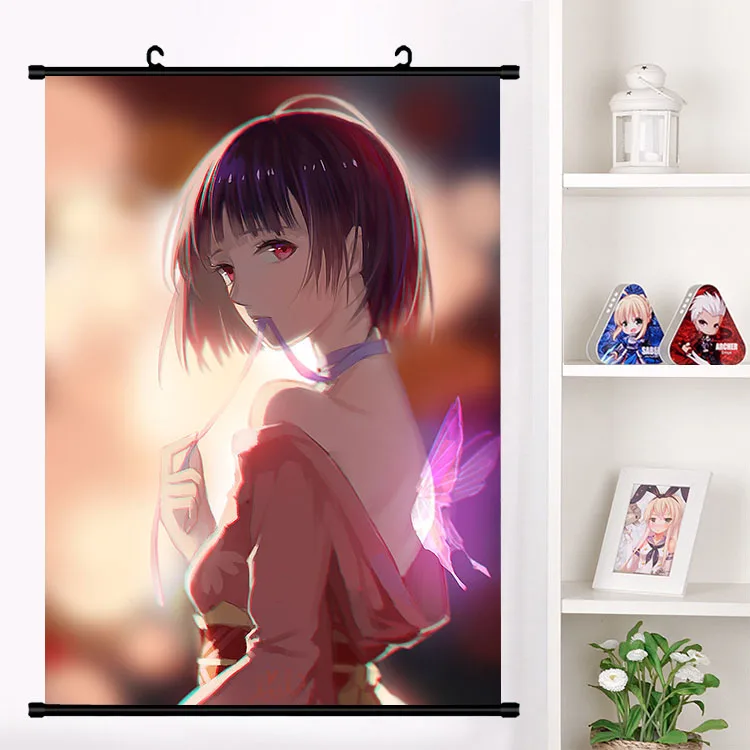 Японское аниме кабанери железной крепостной мумэй настенный плакат Otaku коллекция домашнего декора - Цвет: F