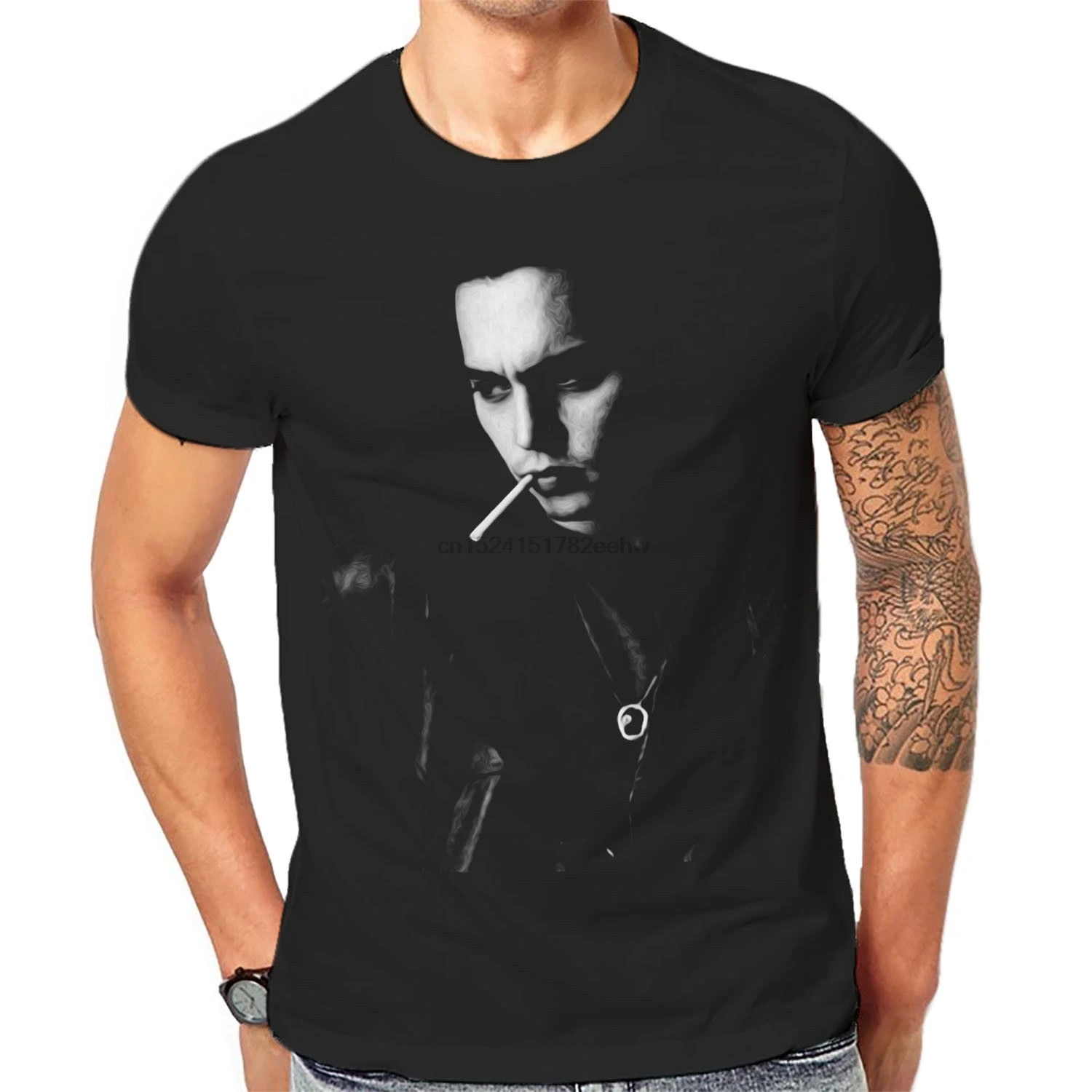 Johnny Depp T Shirt Men Women Vintage Classic Rock Band New Tee Shirts ...