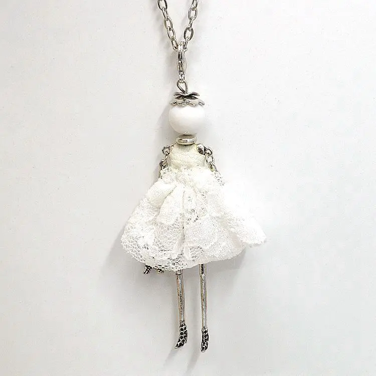 Акция, модное ожерелье для женщин, милое Кукольное ожерелье, Кристальные подарки, Женские Ювелирные аксессуары, Bijoux NS254-002 - Окраска металла: NS020