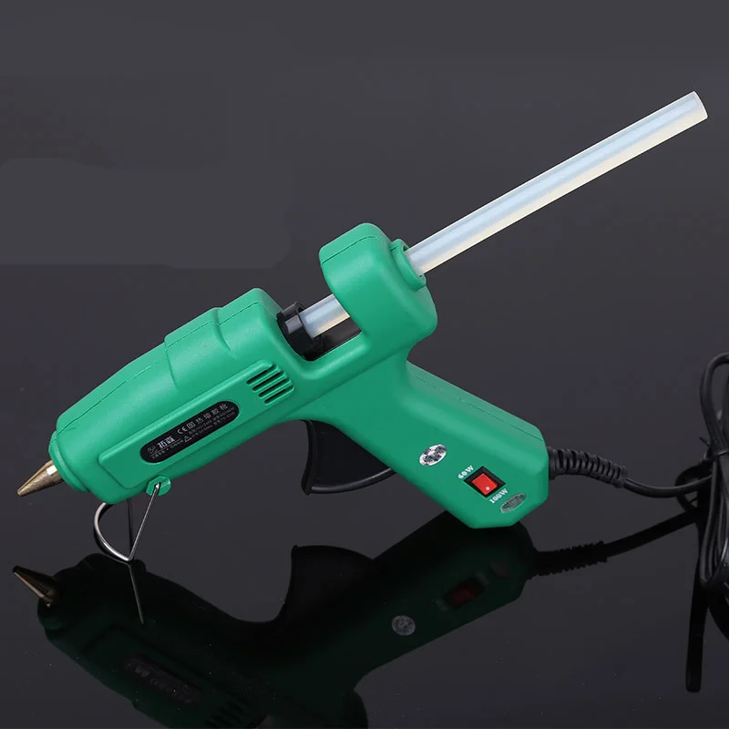 Hot Melt Glue Professional High Temperature Gun Copper Nozzle Adjustable Constant Heater Stick Repair Heat