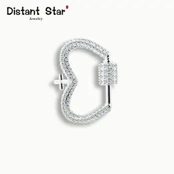 

2020 DIY Jewelry Making Supplies Luxury Zircon Rhinestone Spiral Clasps Pendants Accessories For Making Jewelry