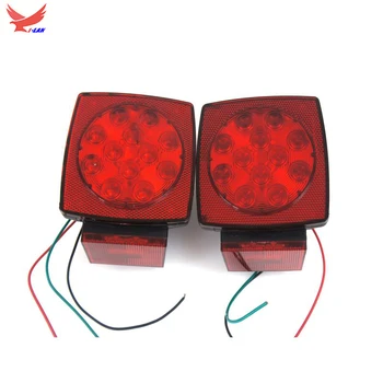 

A pair 24LED+5LED Car Trailer Truck Tail Light Taillight Rear Brake Light Signal Lamp Waterproof for Boat Lorry Bus