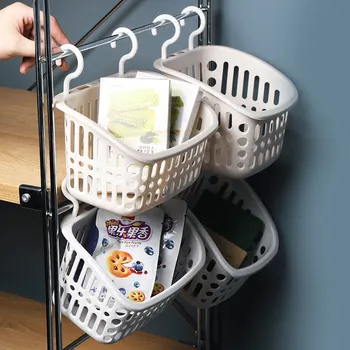 

Hanging Storage Basket Bathroom Debris Storage Containers Organizer Box Bedside Plastic Rectangular Food Snack Boxes