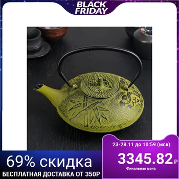 

Teapot with a sieve "Chinese Garden", 1 l, green, enamel inside