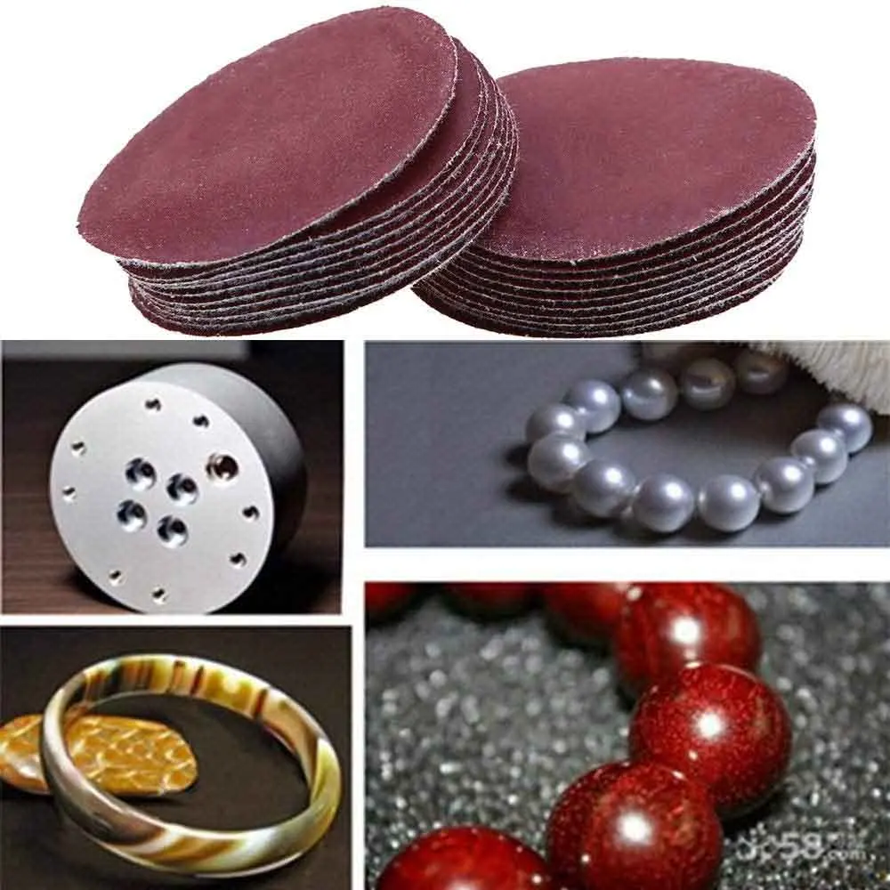 

80-3000 Grit Sander Sanding Discs Pads 75mm Hook & Loop Sandpaper Round Sand Sheet Sanding Pad for Wood 100Pcs