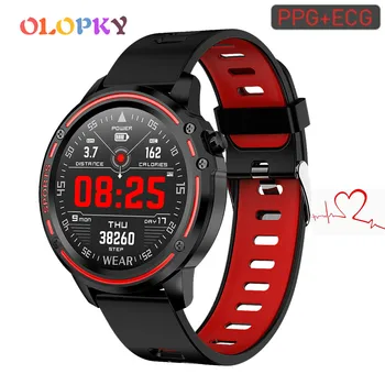 

L8 ECG+PPG Smart watch IP68 Bluetooth Smartwatch Android IOS Support 320mAh Smart Sport Watch for Men Health SleepTracker