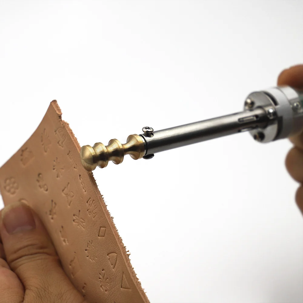 Brass Leather Hot Process Edge Electric Iron Copper Edge Sealing Line Press Side Iron Frame DIY Handmade Leathercraft Tool