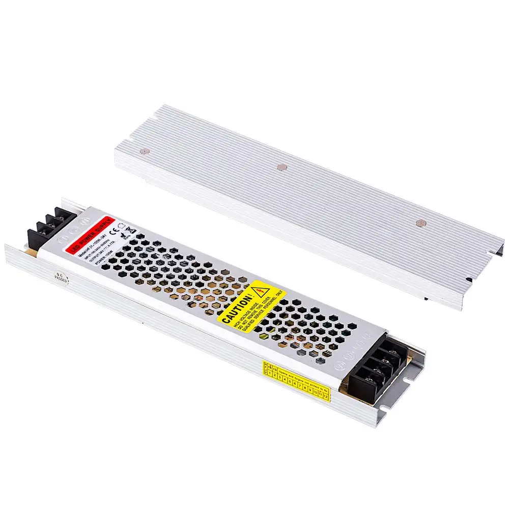 100W ультра-тонкий DC 24V светодиодный блок питания привод электронного трансформатора для полосы света