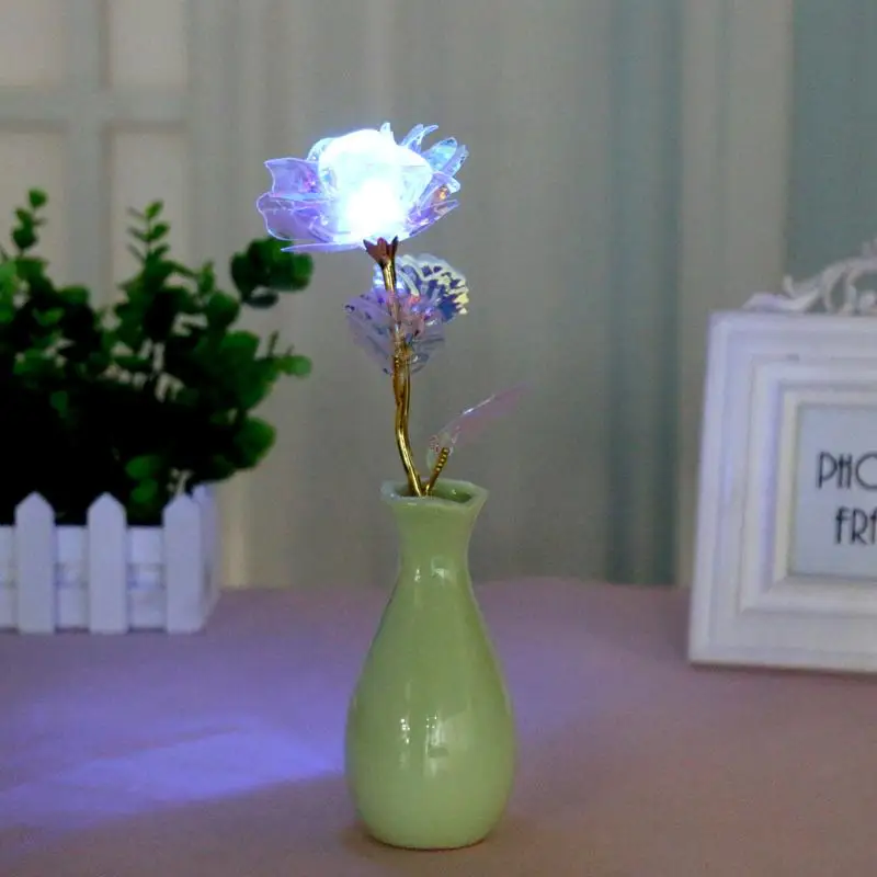 Прямая поставка подарок на день Святого Валентина День матери 24K покрытый