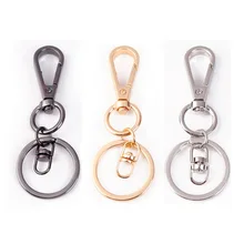 Металлическая застежка-лобстер Сумки из натуральной кожи кулон кольцо для ключей из сплава скоба с собачкой, аксессуары