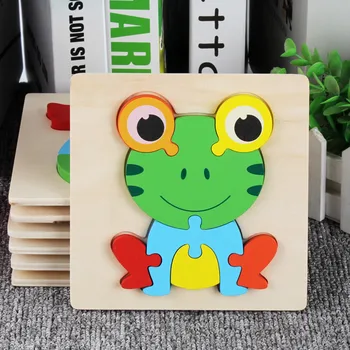 

Baby Wooden Toys Puzzle Educational Toys For Children Animal Fruit Traffic Wooden Puzzles For Kids Brain Teaser Jigsaw Puzzle 3D