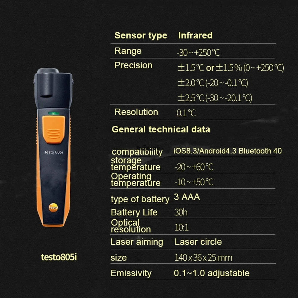 Смарт зонды Testo 0563 0003 В переменного тока с функцией измерения скорости воздуха