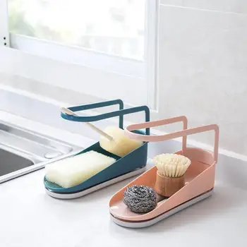 

Kitchen Rack Oragnizer Sponge Holder Soap Drain Rack Rag Dishcloth Drainer Storage Shelf Towel Rack Hanger Stand Sink Organizer