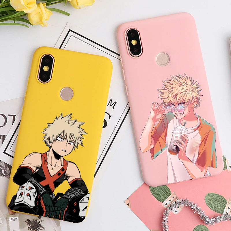 Чехол для телефона с аниме My Hero academic deku bakugou Boku no Xiaomi Mi 10 CC9 9 note10 lite 9T Mi9T 8 Lite|Бамперы|
