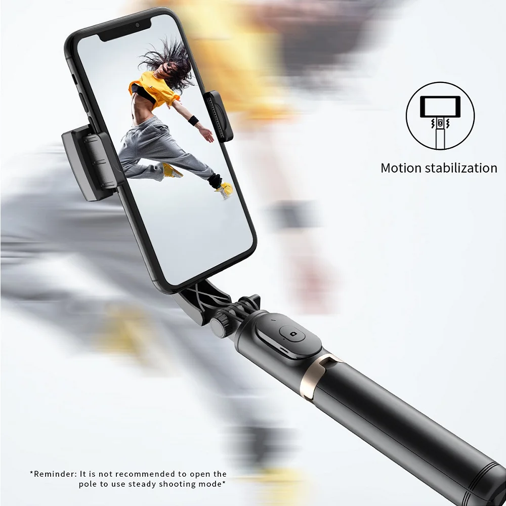 Estabilizador do Telefone Suporte para Iphone Ruzsj Bluetooth Handheld Cardan Móvel Q08 Selfie Vara Titular Ajustável - Huawei L08 - Image 2