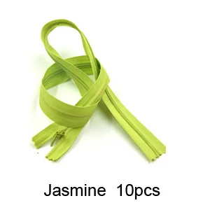 DG001-Jasmine Класс AAA 3#20 шт закрытые невидимые молнии 28 см для подушки, платья, 60 см DIY Швейные наборы Аксессуары молнии 40 см - Цвет: DG001-Jasmine