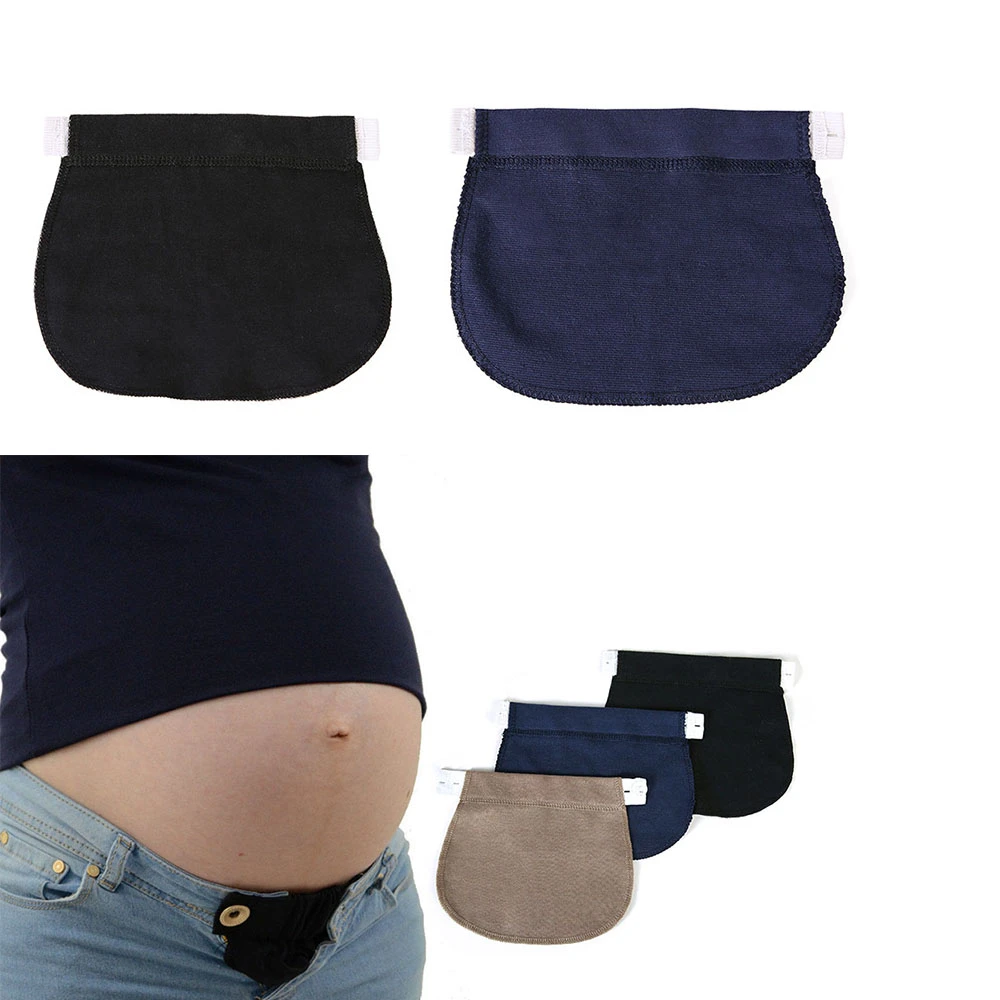 Rallonge de pantalon pour la grossesse, élastique et réglable,accessoire  pour femme enceinte, extensible à la taille, bandeau de maternité pour la  ceinture, outil sans couture nécessaire, facile à utiliser, 1 pièce,