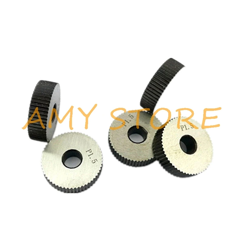 0.3/0.4/0.5/0.6/0.8/1.0/1.2/1.5/1.6/1.8/2.0/2.5/3.0mm Pitch Single Straight Coarse Knurl Wheel Knurling Roller Tool 28x8x8mm 1Pc