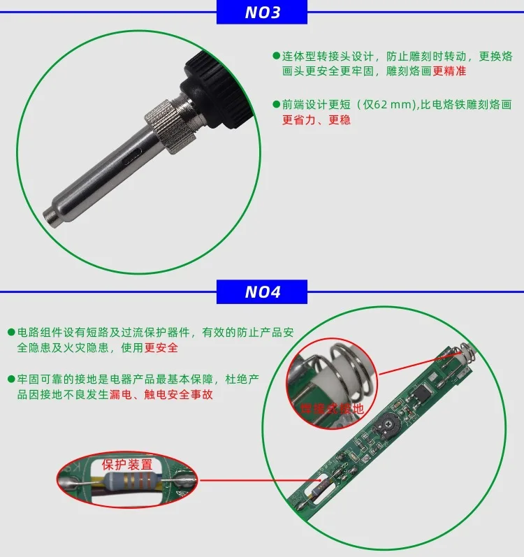Yi Chen электронные производители прямые продажи 30 штук набор для пирографии Тыква Резьба паяльник древесная пирография инструмент