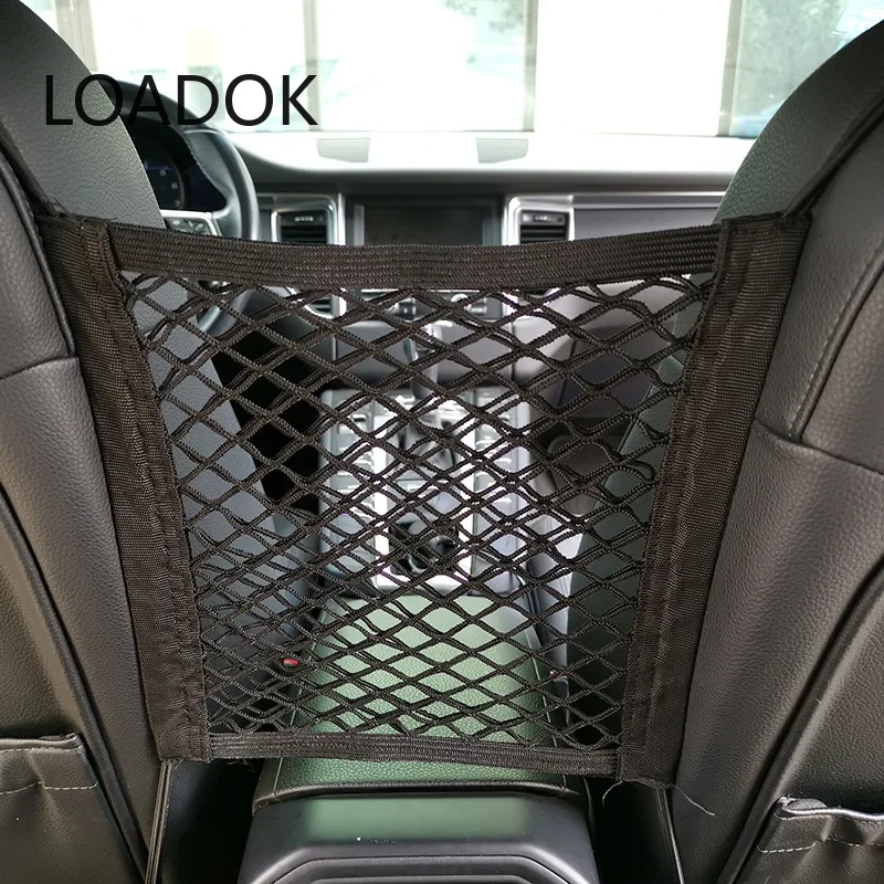 

28x25cm Universal Car Seat Side Storage Mesh Net Bag Luggage Holder Pocket Trunk Cargo Nets Organizer Auto Interior Accessories