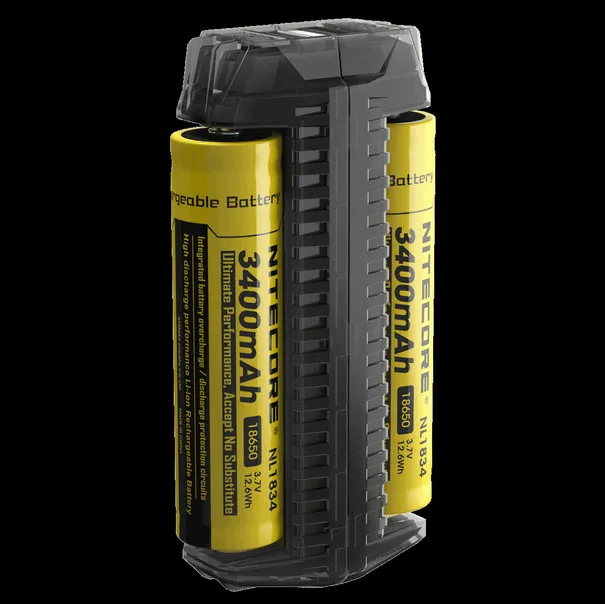 Оригинальное Nitecore F2 микро-USB умное зарядное устройство для зарядки, гибкий внешний аккумулятор для li-ion/IMR 26650 18650 батареи