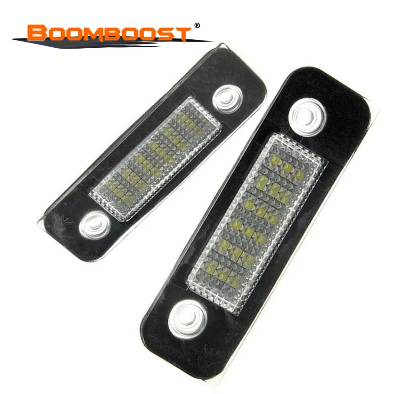 SMD СВЕТОДИОДНЫЙ 12V 2 шт. номерной знак света лампы 12V Белый номерной знак для Ford Fusion для Ford Mondeo MK2 для Fiesta MK5