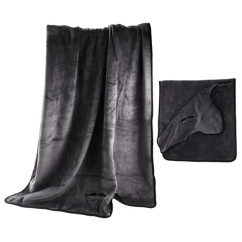 

2pcs Ultra Soft Microfiber Extra Large Bath Beach Towel Body Wash Cloth Tool