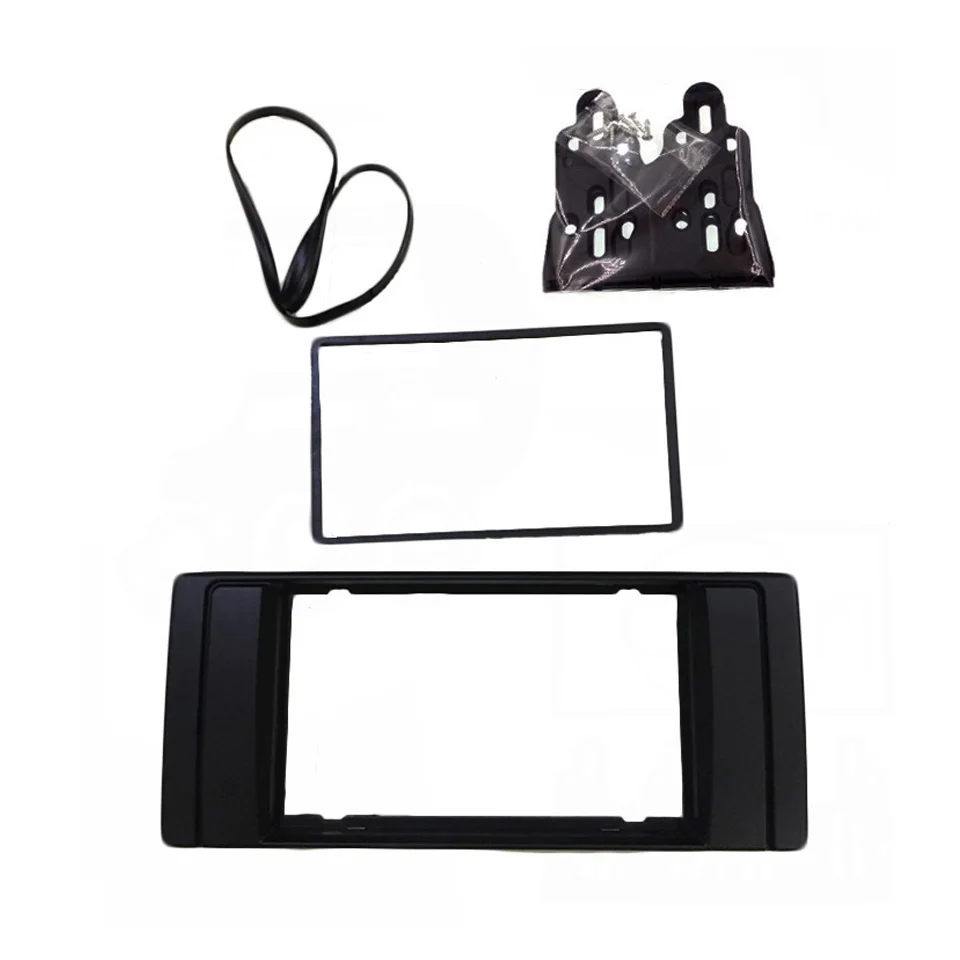 2 Din DVD Stereo Radio Fascia For BMW X5(E53) 5(E39) Adpter Frame Panel Plate Radio Dash Mount Installation Trim Kit Bezel