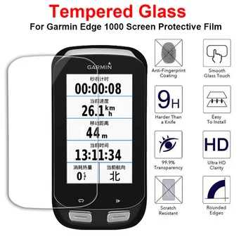

For Garmin Edge 1000 9H Surface Hardness Tempered Glass Ultra-thin For Garmin Edge1000 2.5D High Quality Screen Protector Film