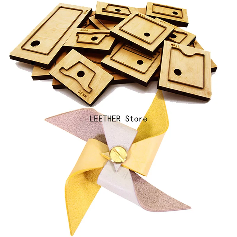 

New Japan Steel Blade Rule Die Cut Punch Key Windmill Pendant Cutting Mold Wood Dies for Leather Cutter for Leather Crafts