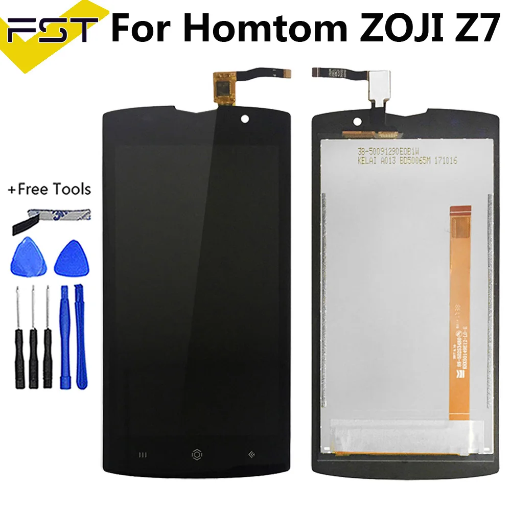 ЖК-дисплей и тачскрин для HOMTOM ZOJI Z7 100% испытано дигитайзер запасные части