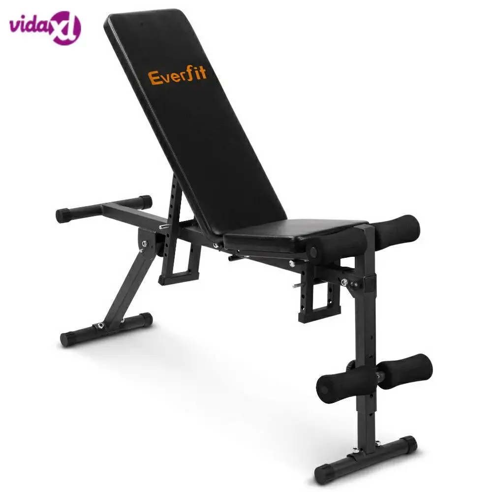 

Everfit Adjustable FID Weight Bench Flat Incline Fitness Gym Equipment FIT-E-SEGA-FID-02 Suitable For Home Office A2