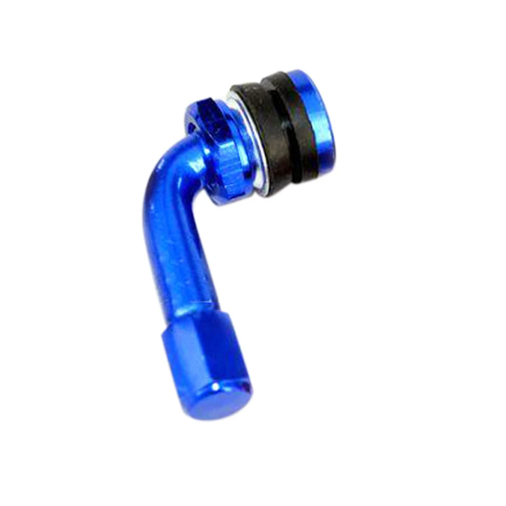 CNC Aluminium Motorcycle Car Wheel Rim Tyre Tire Valve Stems Blue/Red