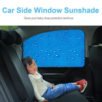 

Single Layer Magnetic Window Sunshade Auto Sun Visor Rear Portable Car SunShade for Curtain