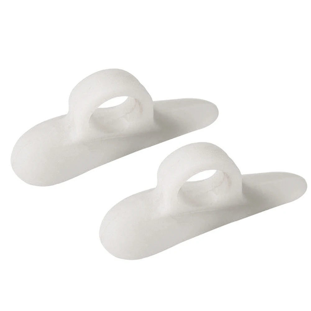 1 Pair Silica Gel Separator Protective Adults Conical Soft Splint Single Hole Toe Corrector Instant Ebound Spacer Pain Relief