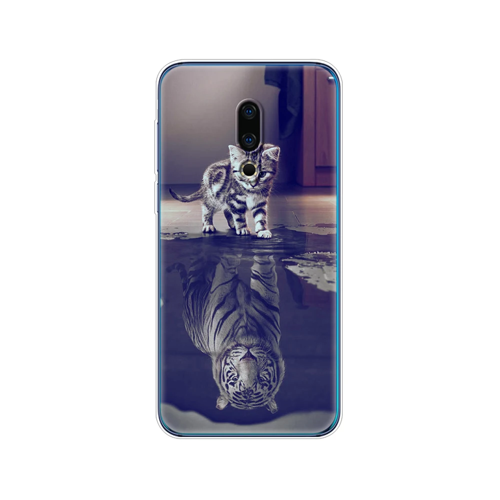 For Meizu 16th Case 6.0'' Silicone Case For Meizu 16th Plus Case Cover 6.5'' Soft TPU back cover bumper coque etui cartoon cases for meizu Cases For Meizu